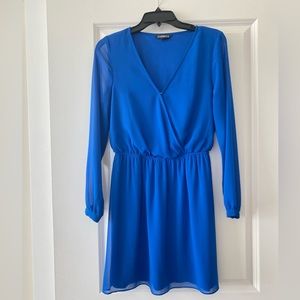 NWOT Express Mini Dress in Blue - size small